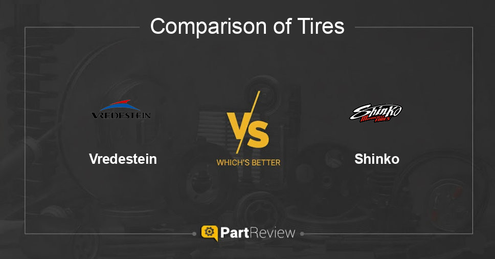 Comparison of tires Vredestein and Shinko