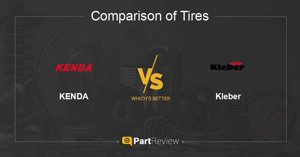 Comparison of tires KENDA and Kleber