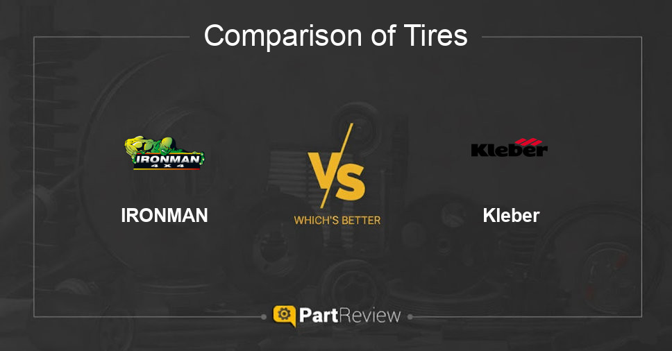 Comparison of tires IRONMAN and Kleber