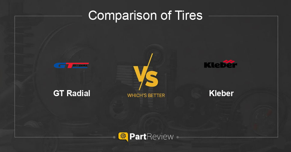 Comparison of tires GT Radial and Kleber