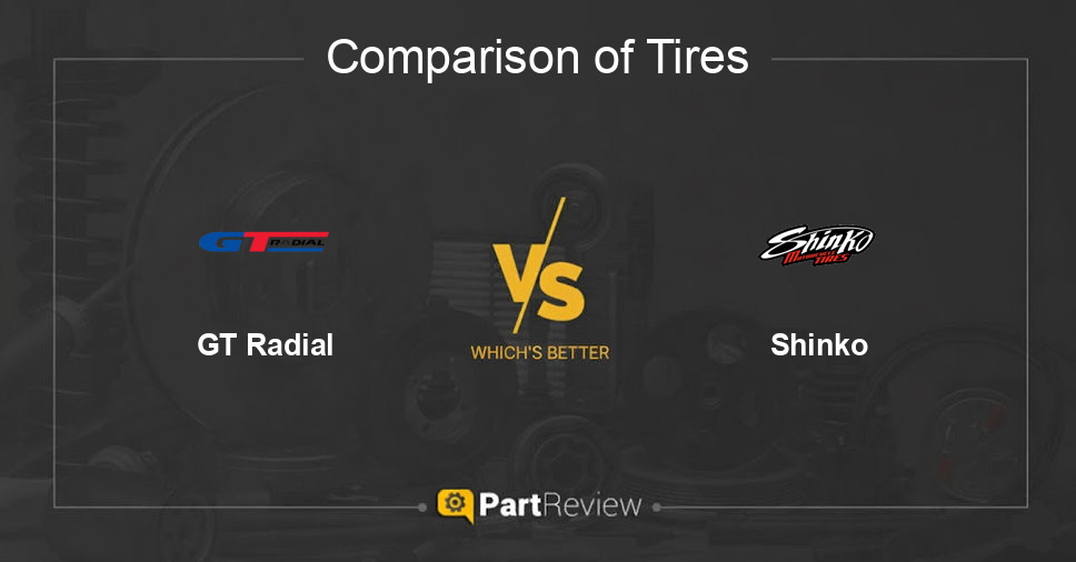 Comparison of tires GT Radial and Shinko