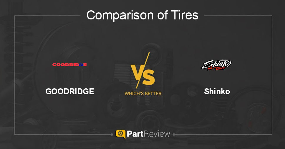 Comparison of tires GOODRIDGE and Shinko