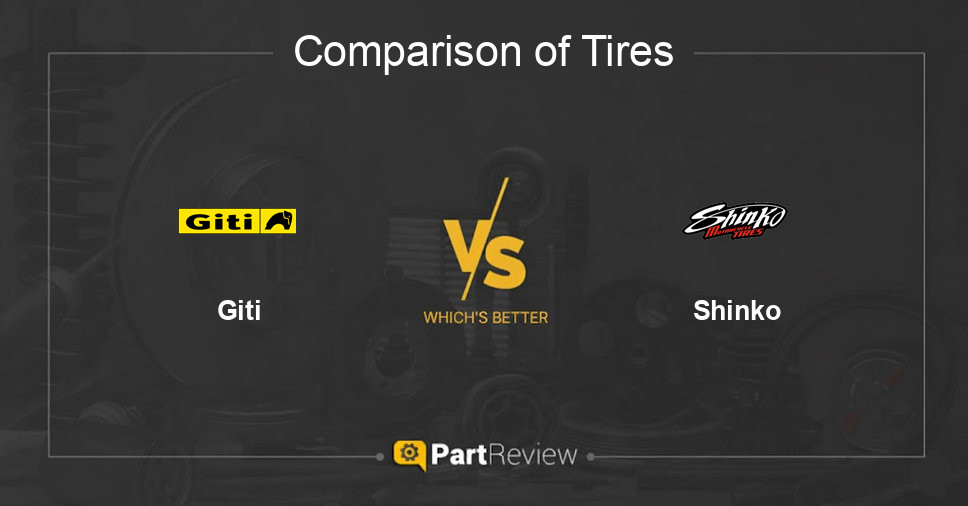 Comparison of tires Giti and Shinko