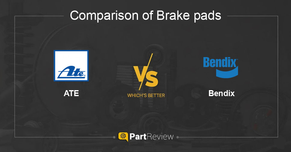 Comparison of brake pads ATE and Bendix