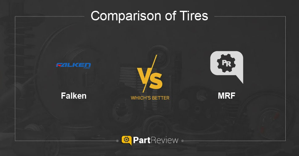 Comparison of tires Falken and MRF