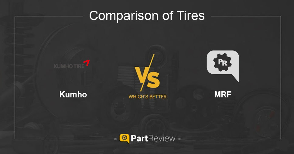 Comparison of tires Kumho and MRF