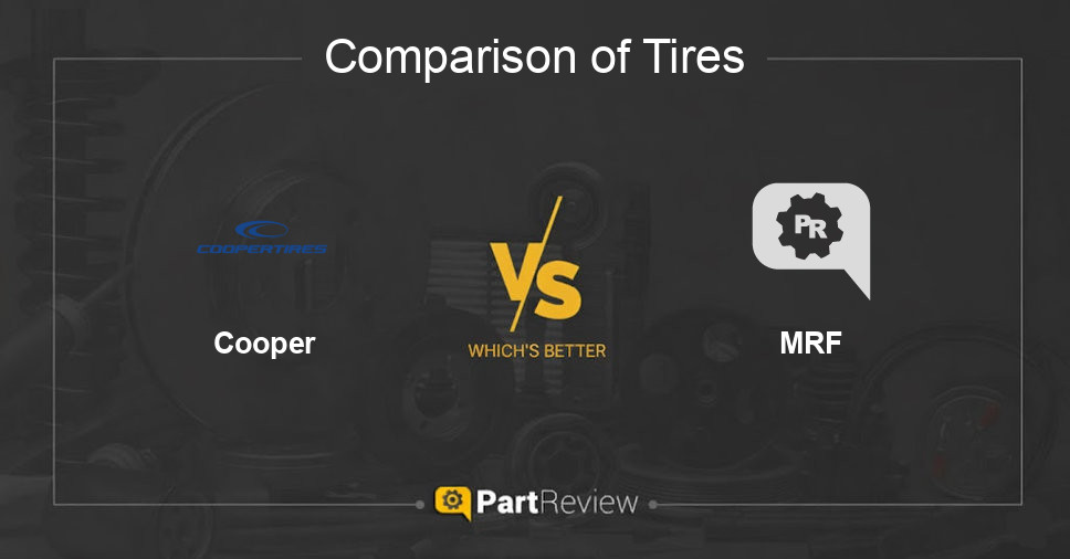 Comparison of tires Cooper and MRF