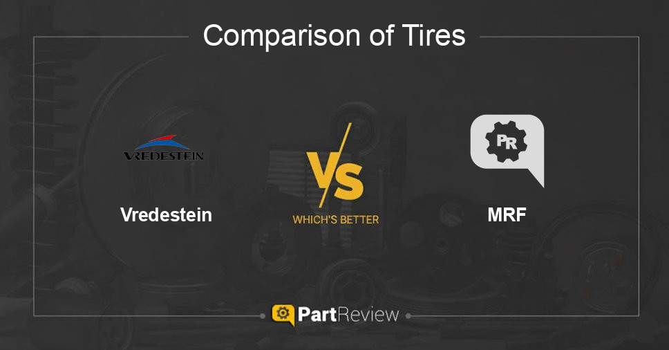 Comparison of tires Vredestein and MRF
