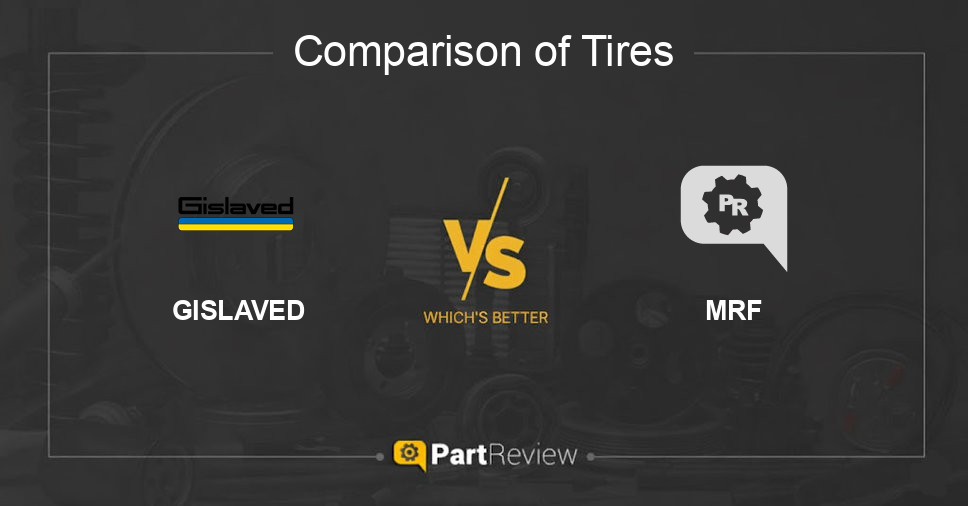 Comparison of tires GISLAVED and MRF