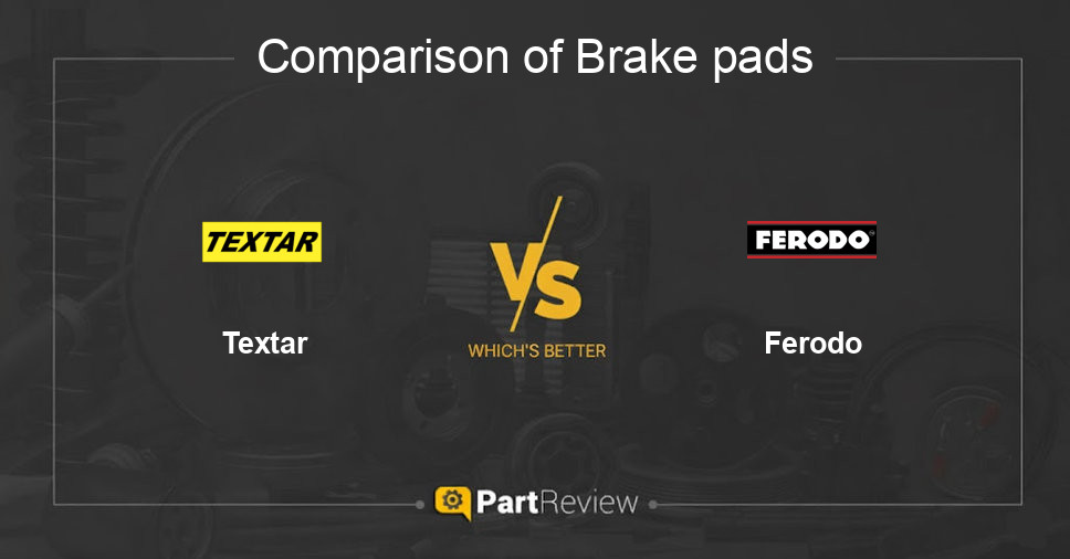Comparison of brake pads Textar and Ferodo