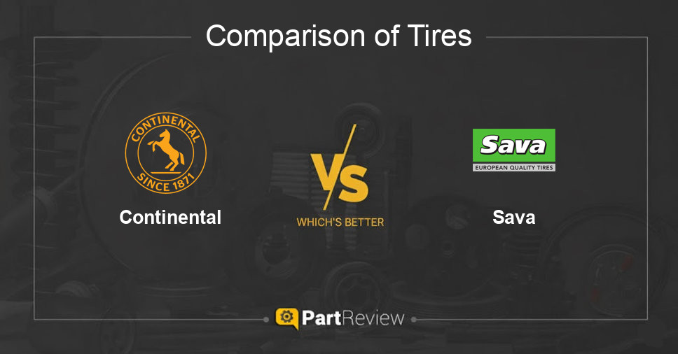 Comparison of tires Continental and Sava