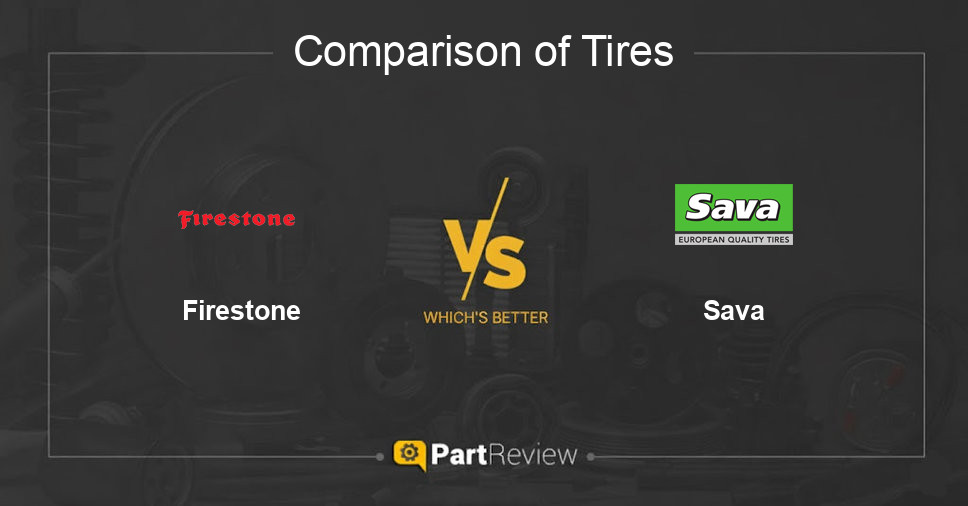Comparison of tires Firestone and Sava