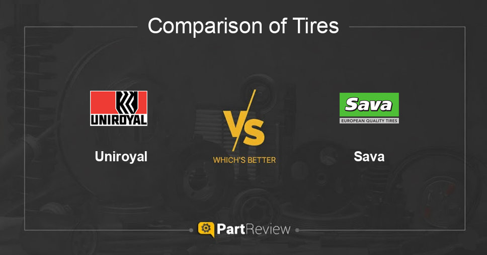 Comparison of tires Uniroyal and Sava