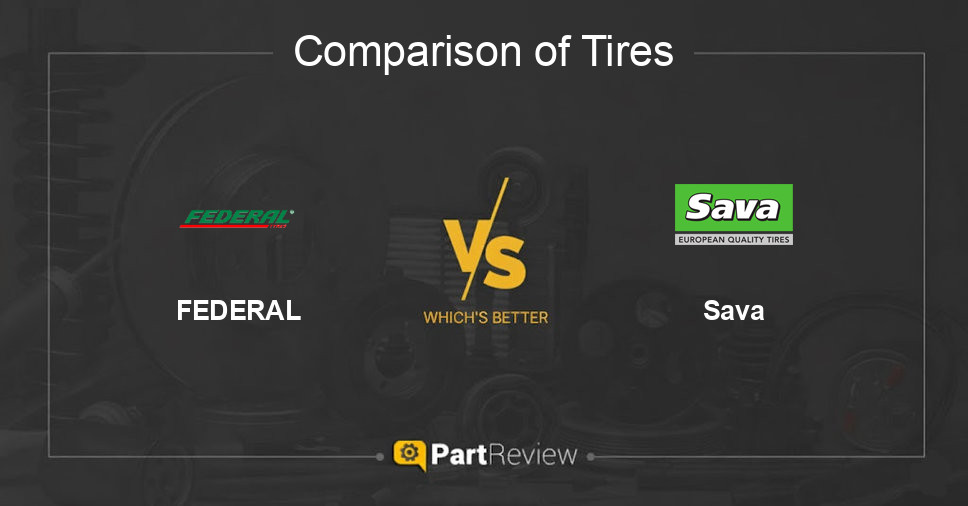 Comparison of tires FEDERAL and Sava