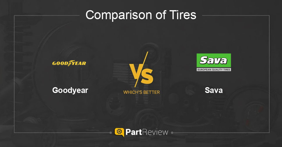 Comparison of tires Goodyear and Sava