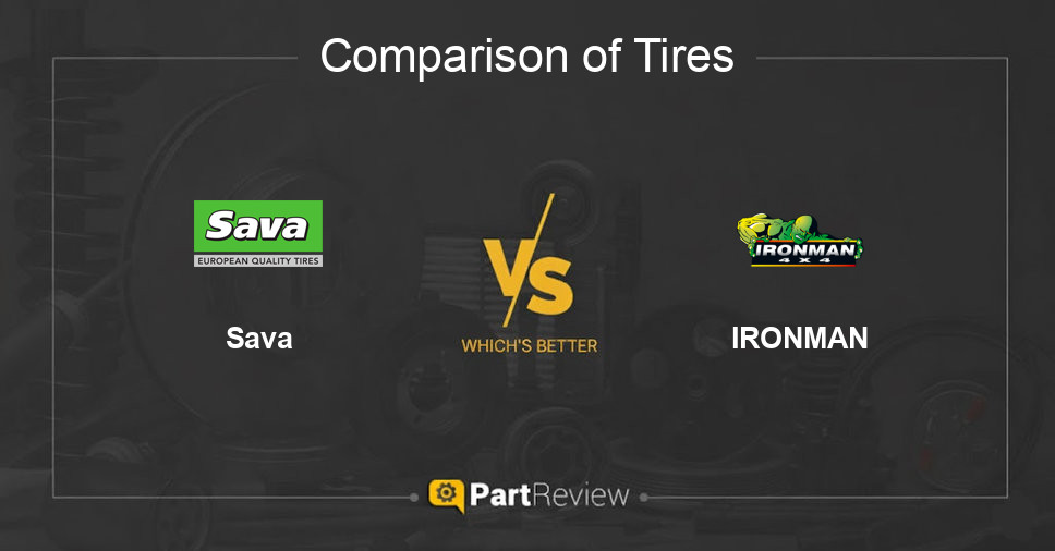 Comparison of tires Sava and IRONMAN