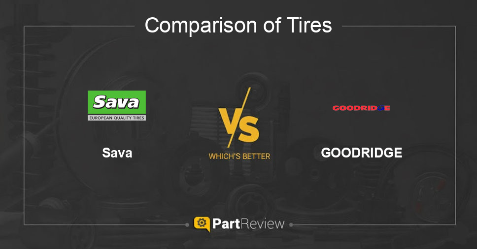 Comparison of tires Sava and GOODRIDGE