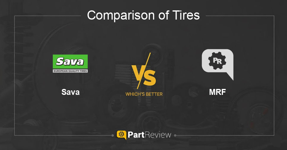 Comparison of tires Sava and MRF
