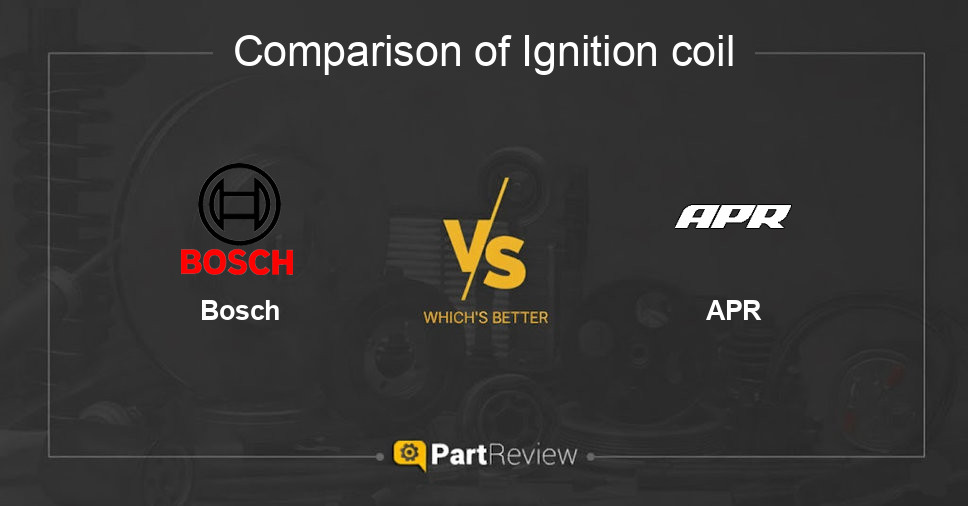 Comparison of ignition coil Bosch and APR
