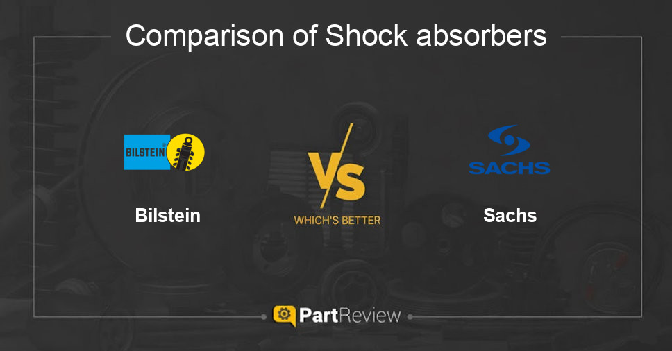 Comparison of shock absorbers Bilstein and Sachs