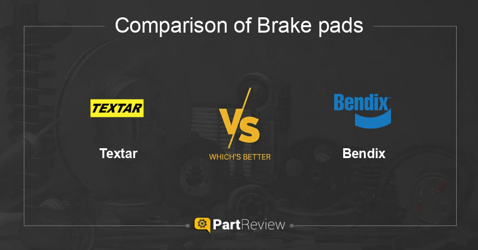 Comparison of brake pads Textar and Bendix