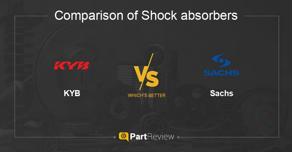 Comparison of shock absorbers KYB and Sachs