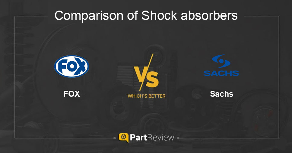 Comparison of shock absorbers FOX and Sachs