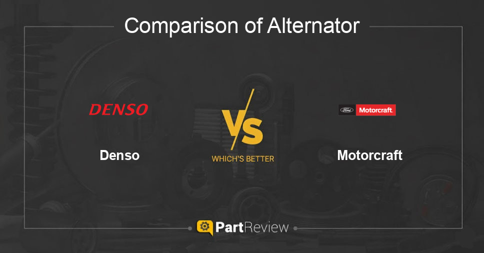 Comparison of alternator Denso and Motorcraft