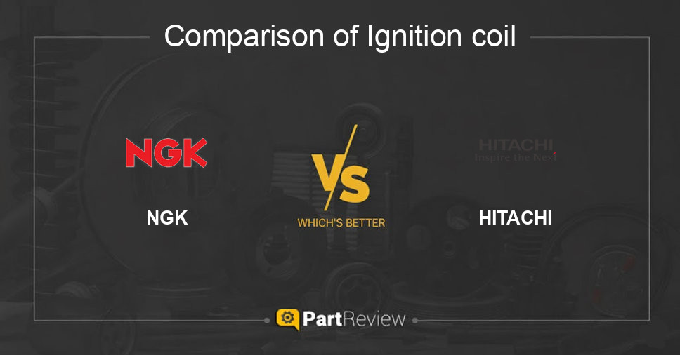 Comparison of ignition coil NGK and HITACHI