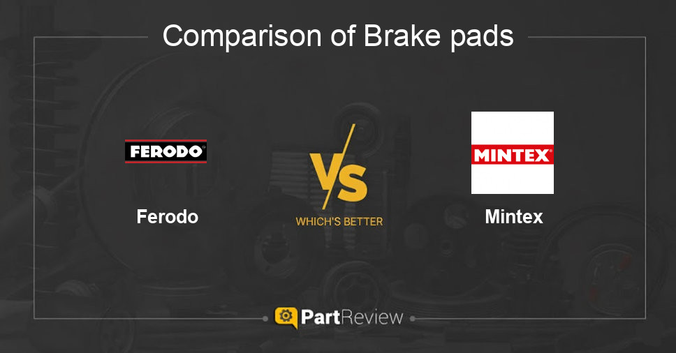 Comparison of brake pads Ferodo and Mintex