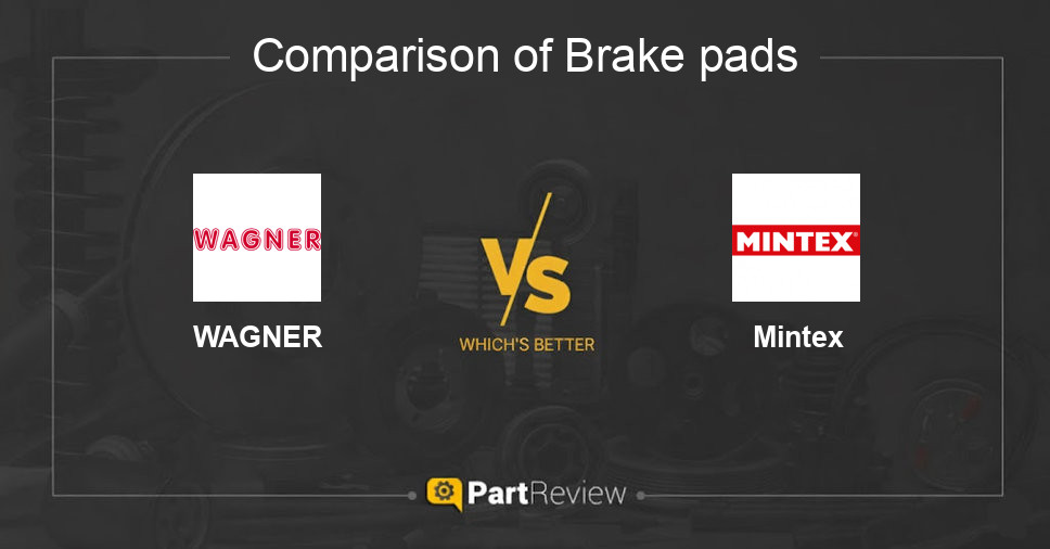 Comparison of brake pads WAGNER and Mintex