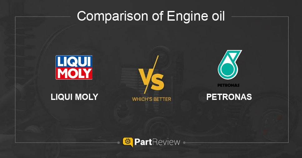 Comparison of engine oil LIQUI MOLY and PETRONAS
