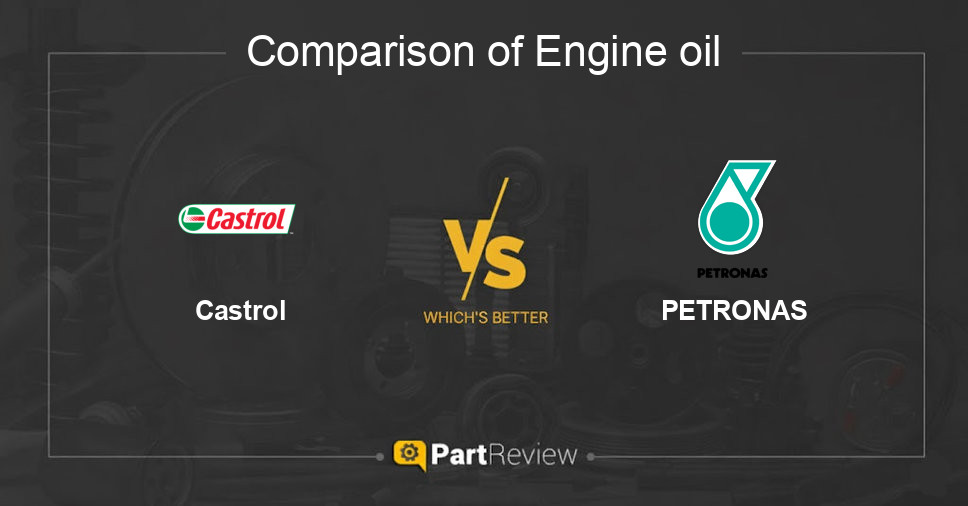 Comparison of engine oil Castrol and PETRONAS