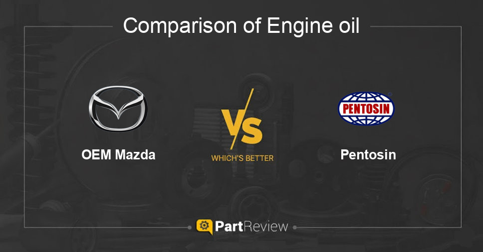 Comparison of engine oil OEM Mazda and Pentosin
