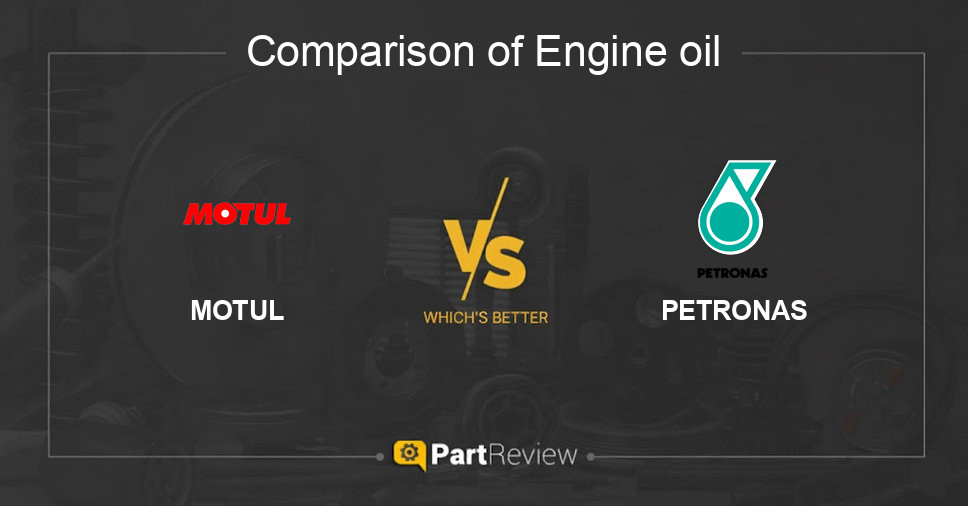 Comparison of engine oil MOTUL and PETRONAS