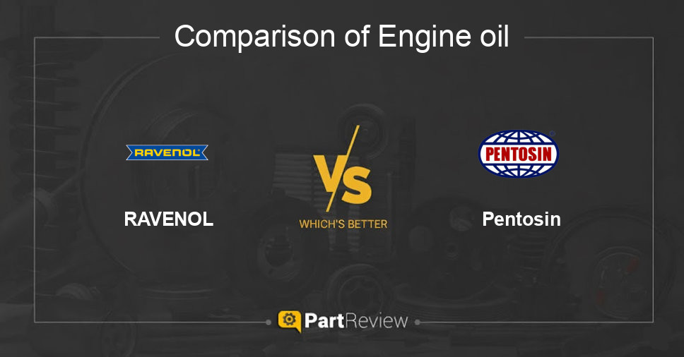 Comparison of engine oil RAVENOL and Pentosin