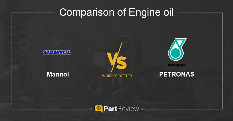 Comparison of engine oil Mannol and PETRONAS