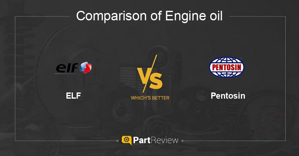 Comparison of engine oil ELF and Pentosin