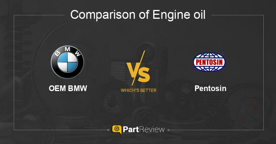 Comparison of engine oil OEM BMW and Pentosin