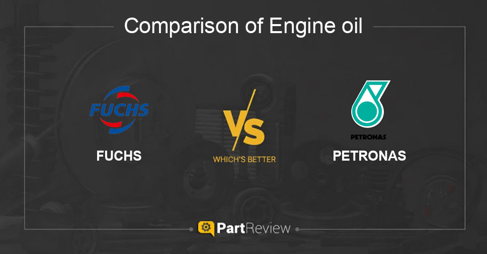 Comparison of engine oil FUCHS and PETRONAS