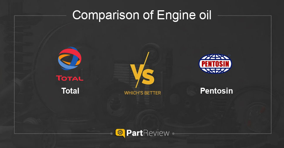 Comparison of engine oil Total and Pentosin