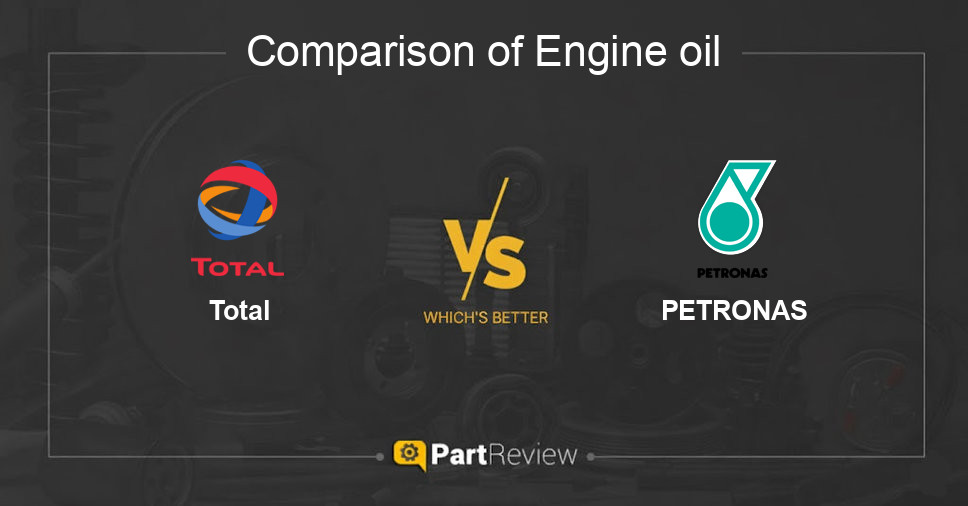 Comparison of engine oil Total and PETRONAS