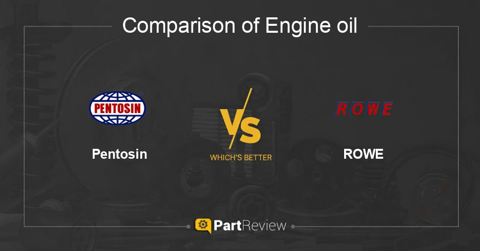 Comparison of engine oil Pentosin and ROWE