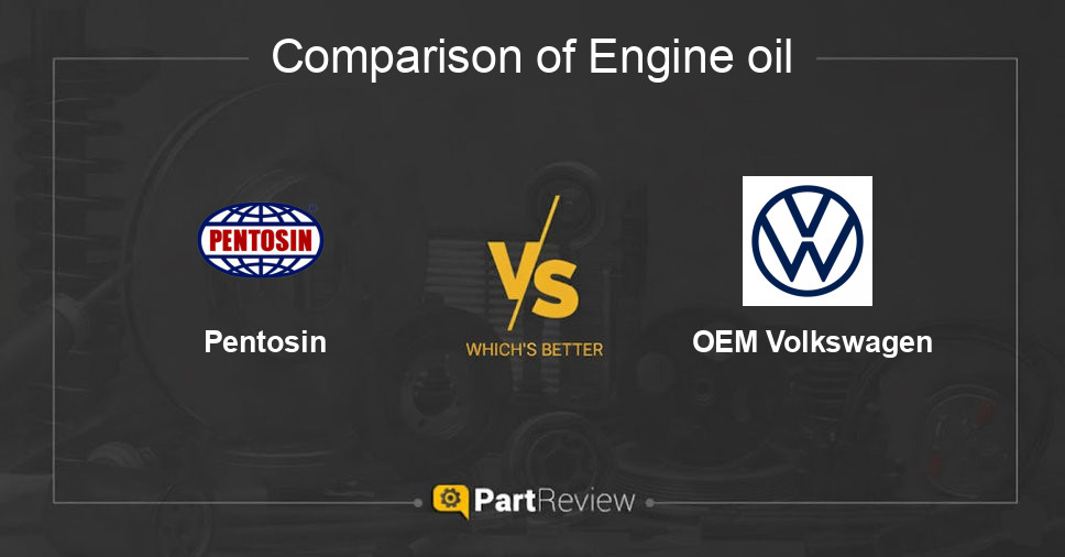 Comparison of engine oil Pentosin and OEM Volkswagen
