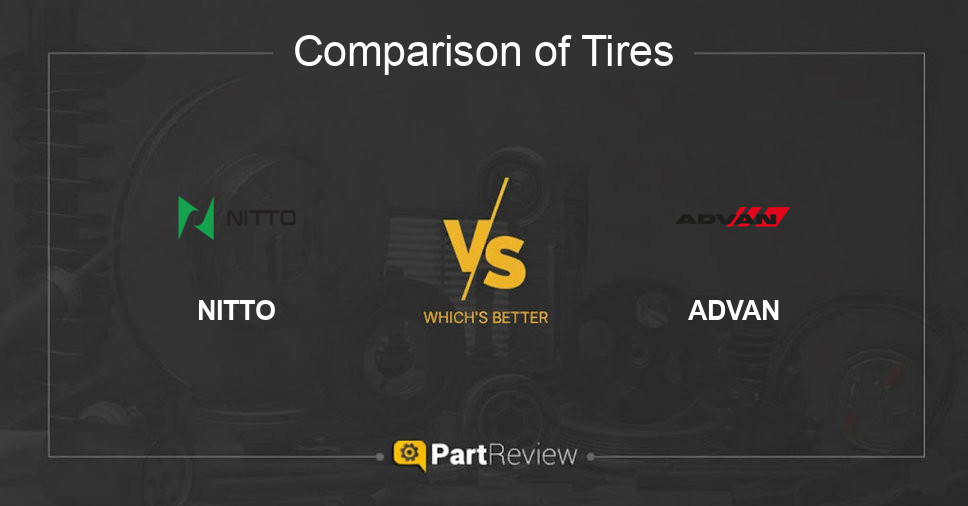 Comparison of tires NITTO and ADVAN