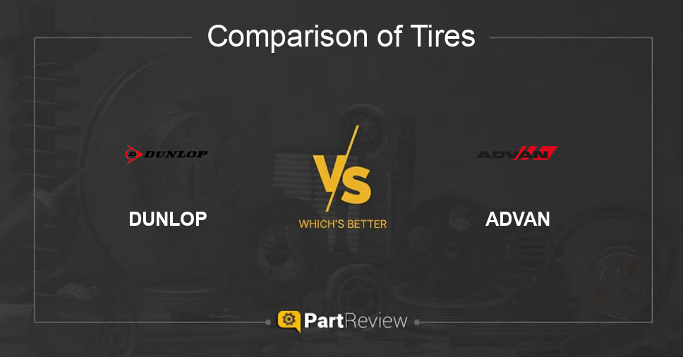 Comparison of tires DUNLOP and ADVAN