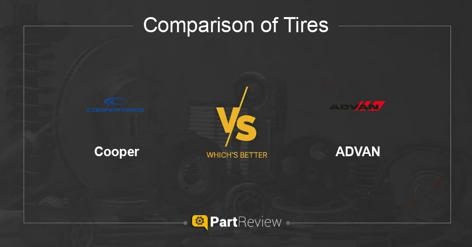 Comparison of tires Cooper and ADVAN
