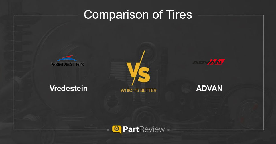 Comparison of tires Vredestein and ADVAN