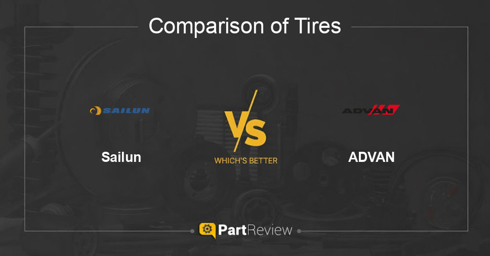 Comparison of tires Sailun and ADVAN