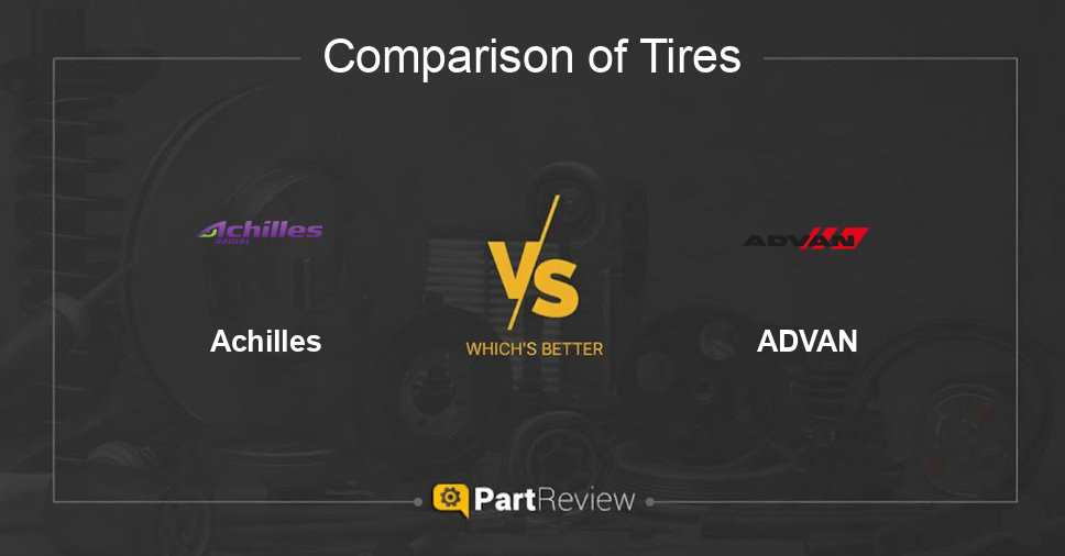 Comparison of tires Achilles and ADVAN